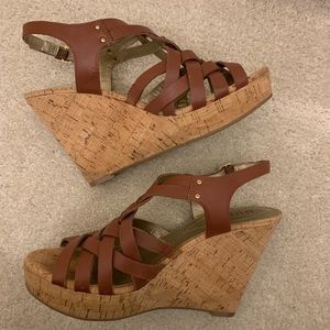Guess Cork Wedges